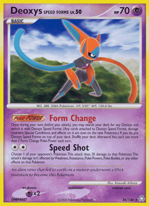 Deoxys Speed Forme 26, Legends Awakened