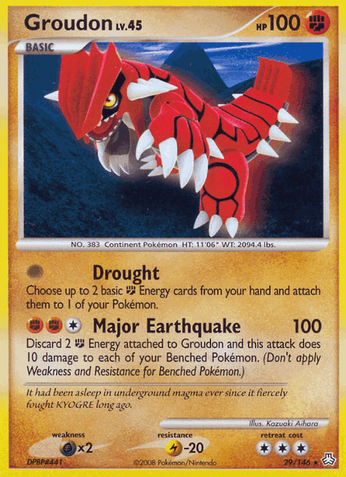 Groudon 29, Legends Awakened