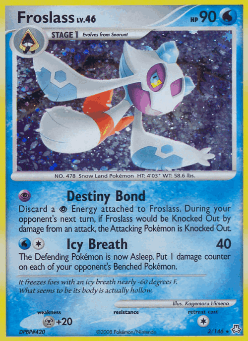 Froslass Pokémon TCG card art