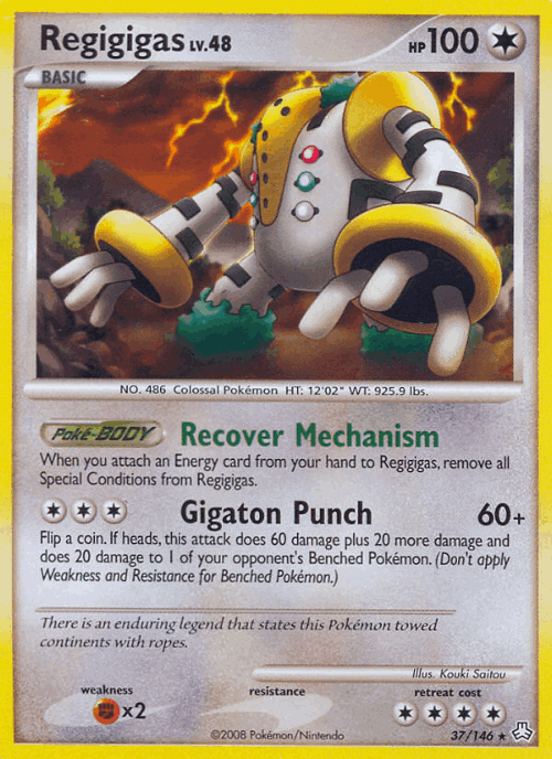 Regigigas 37, Legends Awakened