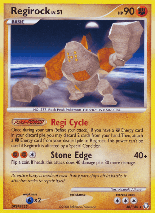 Regirock 38, Legends Awakened