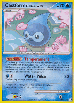 Castform Rain Form 49, Legends Awakened