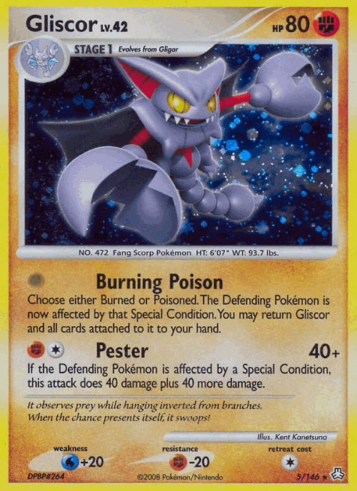 Gliscor Pokémon TCG card art