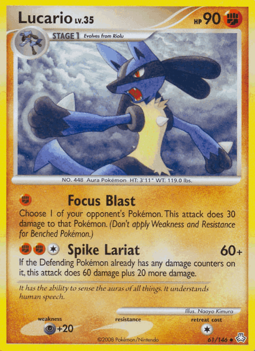 Lucario 61, Legends Awakened