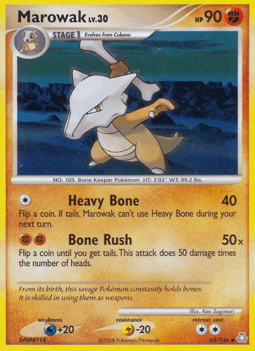 Marowak 63, Legends Awakened