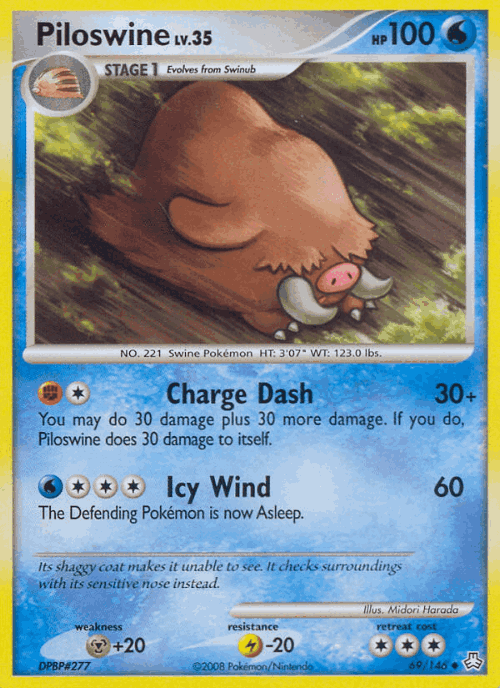 Piloswine 69, Legends Awakened