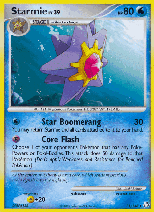 Starmie 71, Legends Awakened