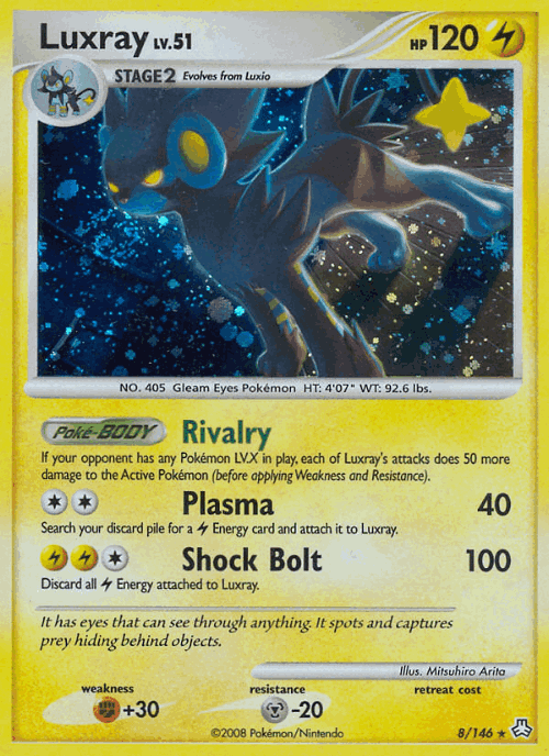 Luxray Pokémon TCG card art