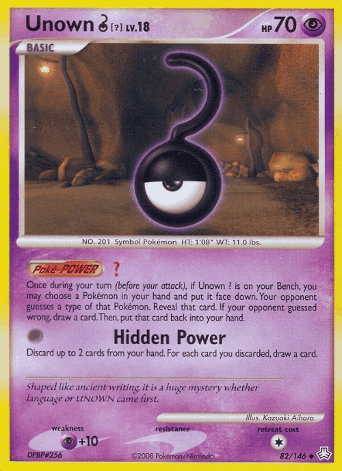Unown [?] Pokémon TCG card art