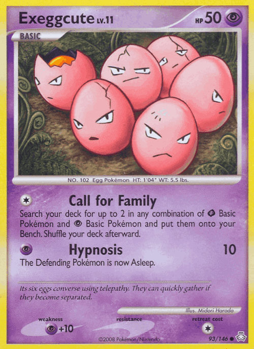 Exeggcute 93, Legends Awakened