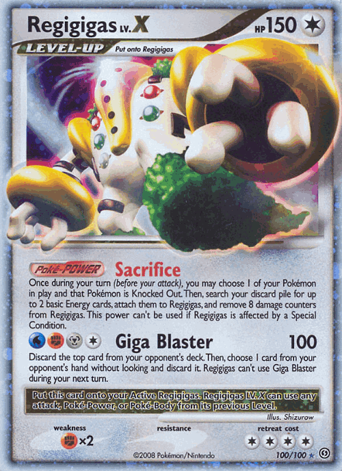 Regigigas LV.X 100, Stormfront