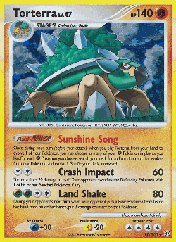 Torterra Pokémon TCG card art