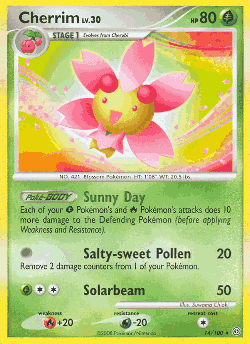Cherrim Pokémon TCG card art