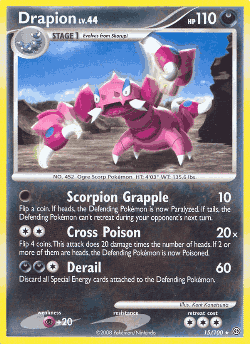 Drapion Pokémon TCG card art