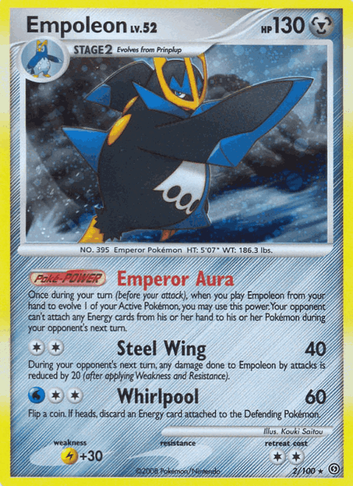Empoleon #2 from Stormfront - Rare Holo - Illustrated by Kouki Saitou