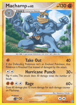 Machamp Pokémon TCG card art