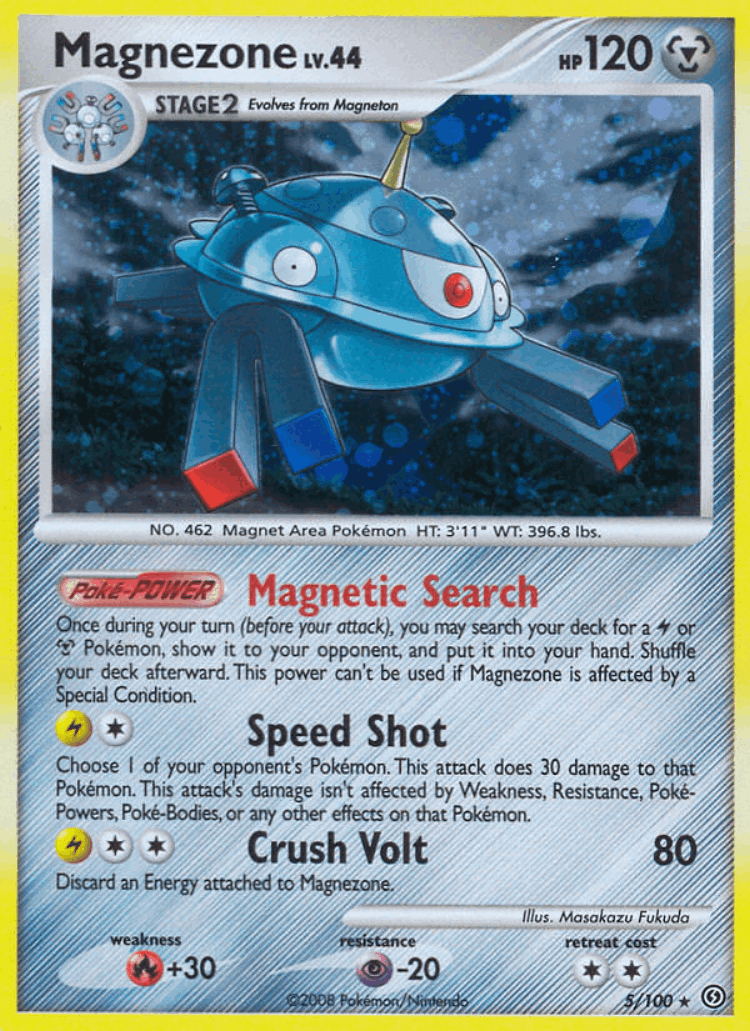 Magnezone #5 from Stormfront - Rare Holo - Illustrated by Masakazu Fukuda