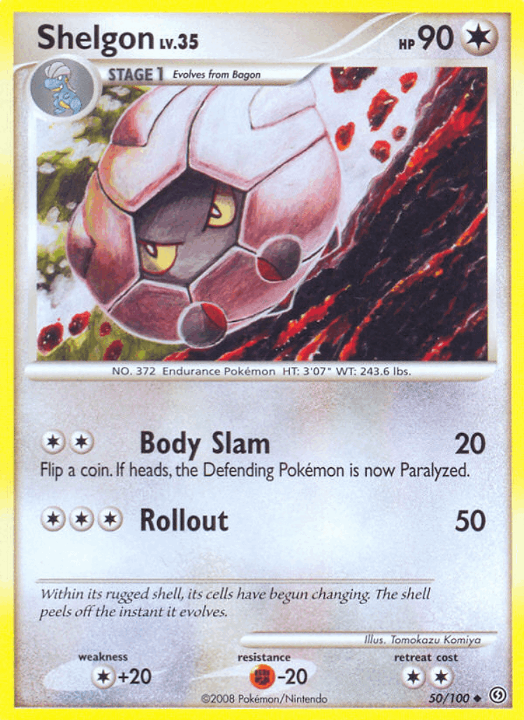Shelgon #50 from Stormfront - Uncommon - Illustrated by Tomokazu Komiya
