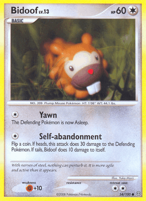 Bidoof 54, Stormfront