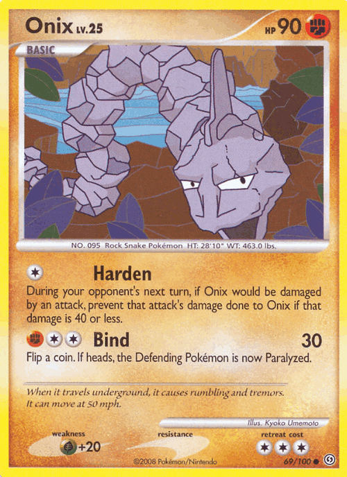 Onix #69 from Stormfront - Common - Illustrated by Kyoko Umemoto