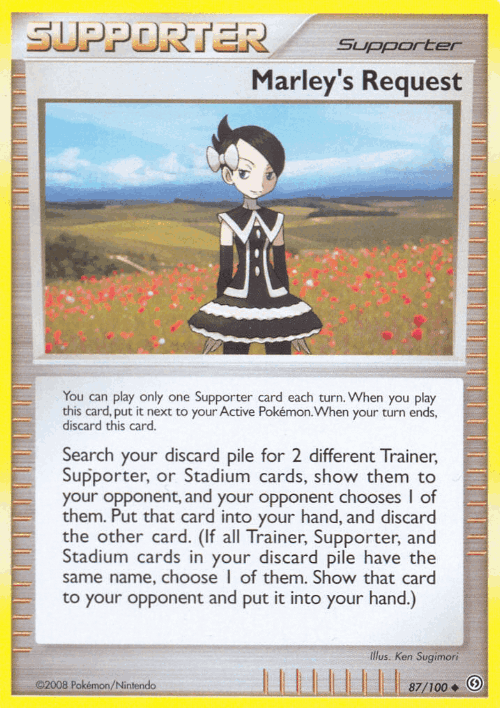 Marley's Request #87 from Stormfront - Uncommon - Illustrated by Ken Sugimori