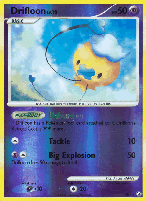 Drifloon Pokémon TCG card art