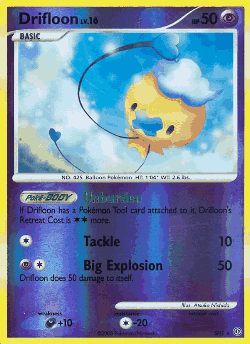 Drifloon Pokémon TCG card art