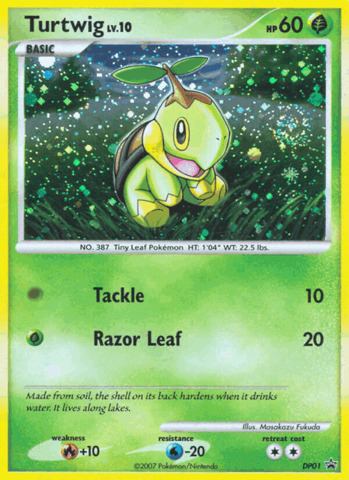Turtwig Pokémon TCG card art