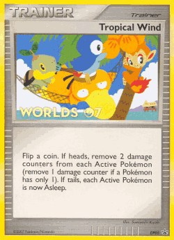 Tropical Wind Pokémon TCG card art