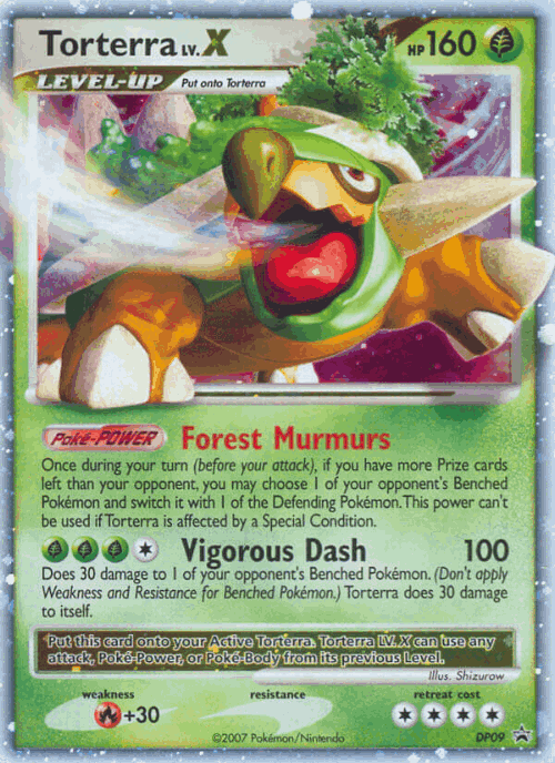 Torterra LV.X Pokémon TCG card art