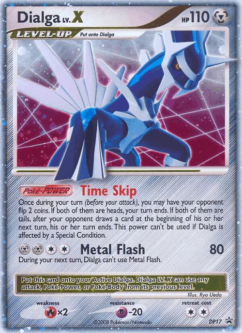 Dialga LV.X Pokémon TCG card art