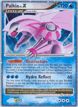Palkia LV.X Pokémon TCG card art