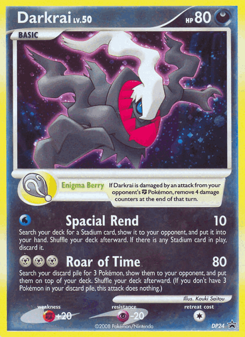 Darkrai Pokémon TCG card art