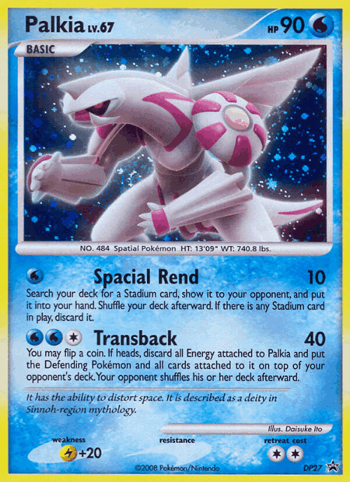 Palkia 27, DP Black Star Promos