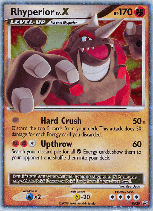 Rhyperior LV.X 29, DP Black Star Promos