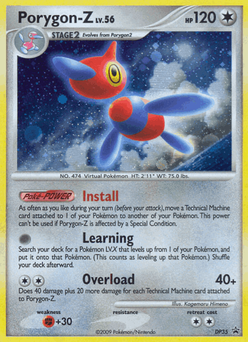 Porygon-Z 35, DP Black Star Promos