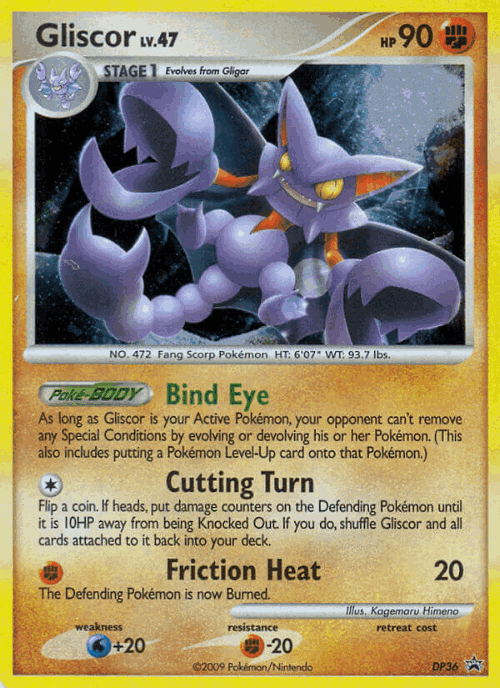 Gliscor 36, DP Black Star Promos