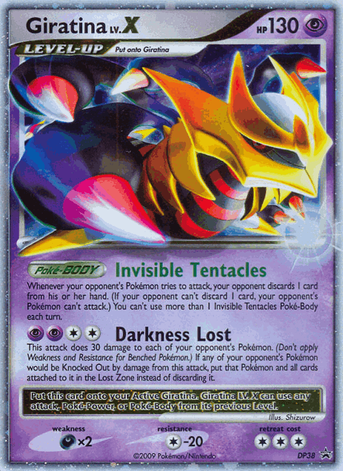 Giratina LV.X 38, DP Black Star Promos