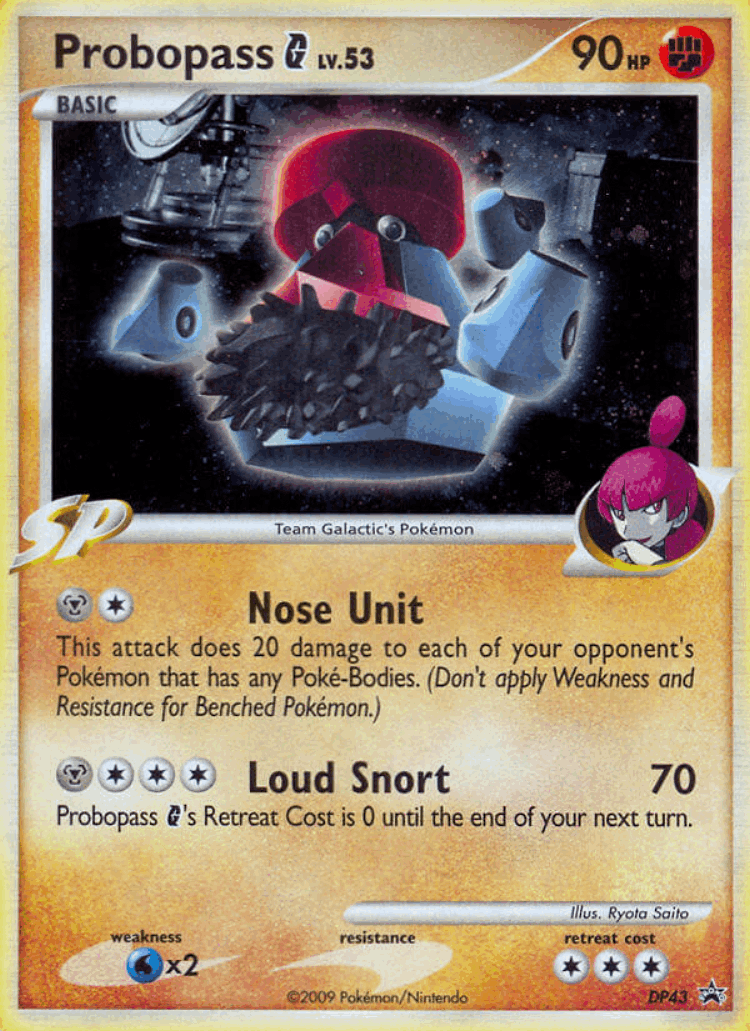 Probopass G #43 from DP Black Star Promos - Promo - Illustrated by Ryota Saito