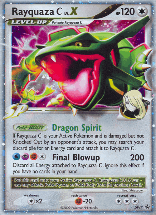 Rayquaza C LV.X 47, DP Black Star Promos