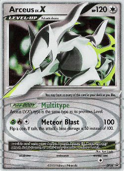 Arceus LV.X 56, DP Black Star Promos