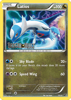 Latios Pokémon TCG card art