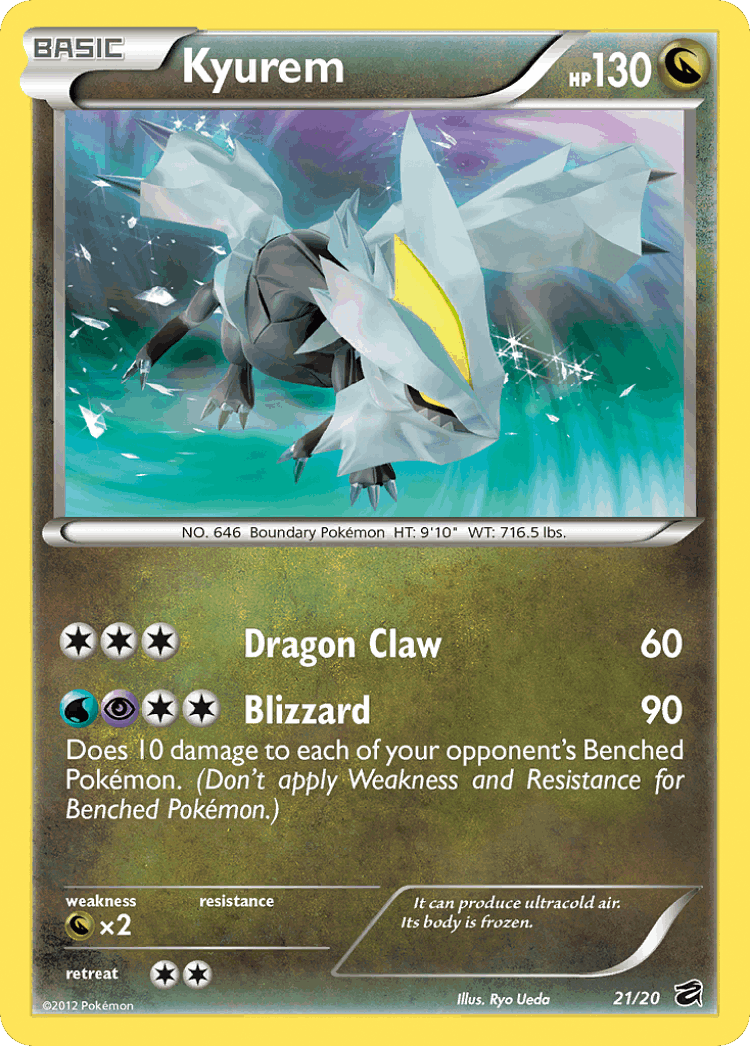 Kyurem #21 from Dragon Vault - Illustrated by Ryo Ueda