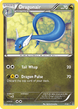 Dragonair Pokémon TCG card art