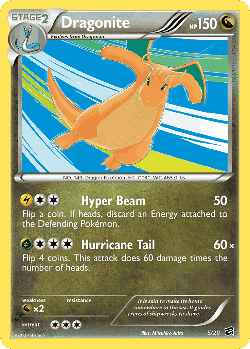 Dragonite Pokémon TCG card art