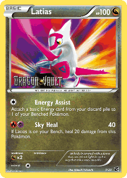 Latias Pokémon TCG card art