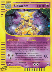 Alakazam Pokémon TCG card art