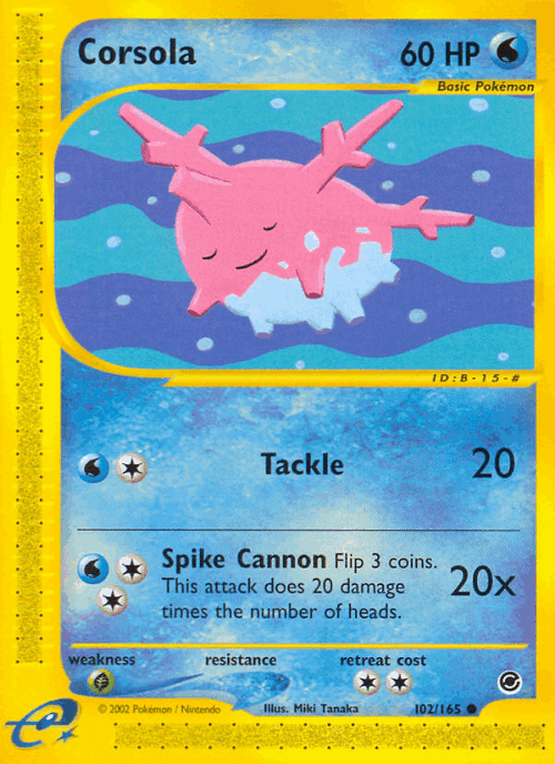 Corsola 102, Expedition Base Set