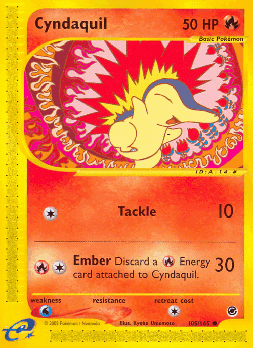 Cyndaquil 105, Expedition Base Set