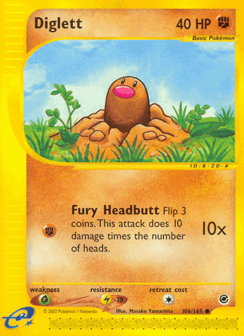 Diglett 106, Expedition Base Set